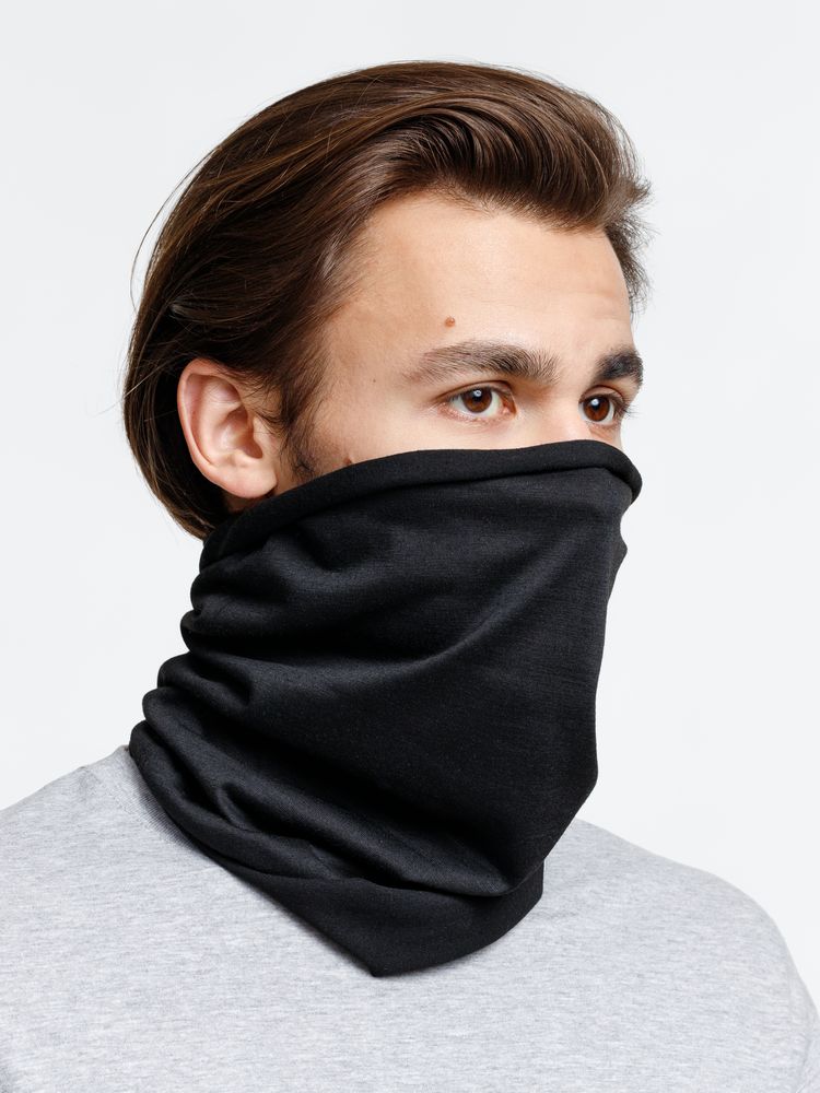 Многофункциональная бандана Dekko, черная-3