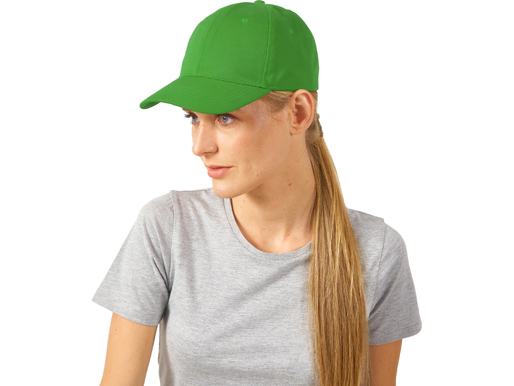 Бейсболка из переработанного волокна Milwaukee, зеленое яблоко-2