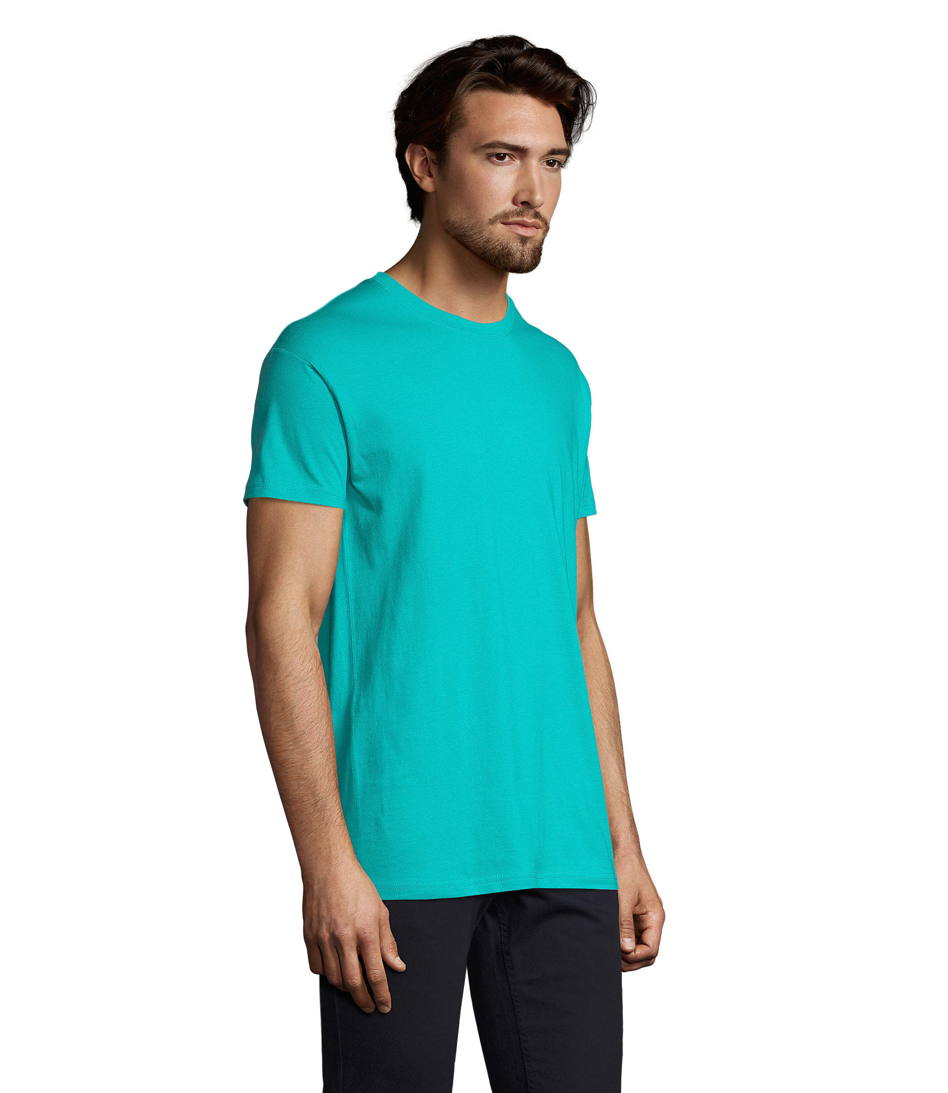 Футболка мужская IMPERIAL 190, бирюзовый-3