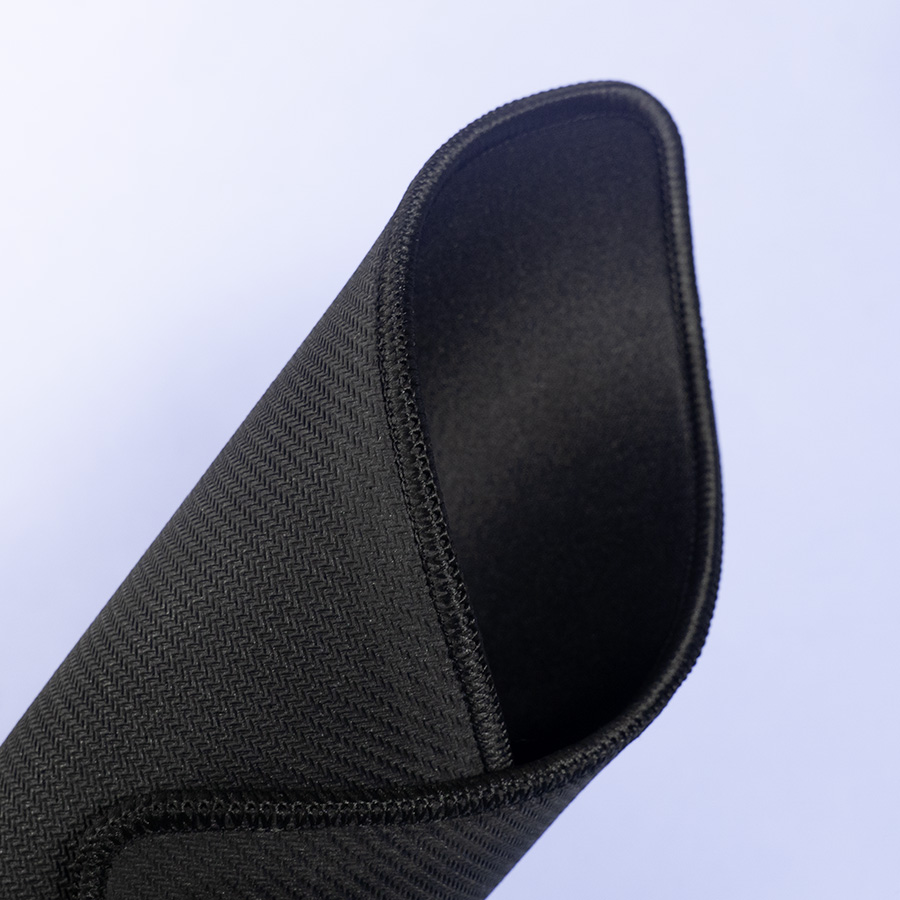 Коврик для мыши GLIDE S, 26*21*0,3см, прошитый край, черный, черный-3