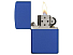 Зажигалка ZIPPO Classic с покрытием Royal Blue Matte, латунь/сталь, синяя, матовая, 38x13x57 мм