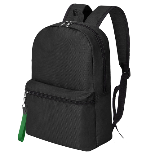 Рюкзак BASIS TO GO, Черный/Зелёный