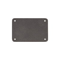 Шильд 4х6 см имитация кожи