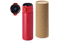 Вакуумная термокружка Waterline с медной изоляцией Bravo, 400 мл, тубус, красный Вакуумная термокружка Waterline с медной изоляцией Bravo, 400 мл, тубус, красный