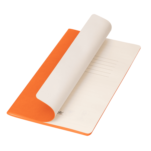 Блокнот Корса слим (Corsa slim), оранжевый