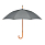 Зонт трость из эпонжа 23,5 дюйм, серый