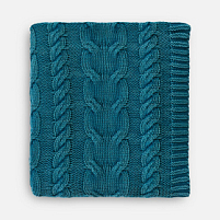 Плед Hygge, темно-зеленый