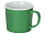 Матовая кружка Nancy 360 мл цветная снаружи, белая внутри, зеленый классический