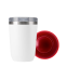 Термокружка вакуумная с керамическим покрытием Arctic, белый/красный