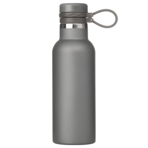 Термобутылка вакуумная герметичная Модена (Modena), серая