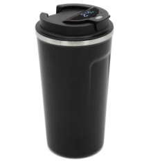 Термокружка Andy с дисплеем, Черный