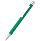 Ручка металлическая Rebecca софт-тач, Зеленый