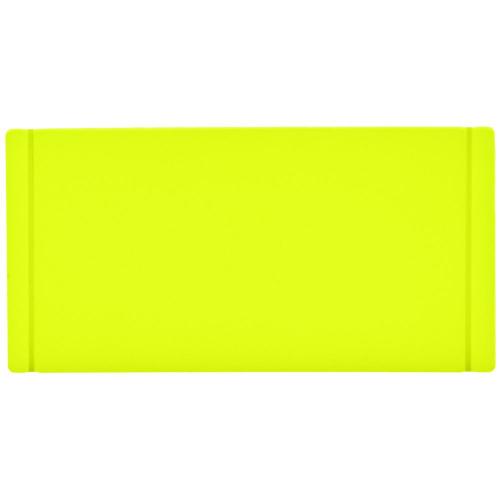 Лейбл из ПВХ Dzeta, XS, желтый неон