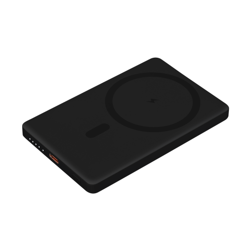 Внешний аккумулятор Атлантис (Atlantis) PD 5000mAh с функцией беспроводной зарядки 15W, черный
