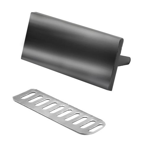 Шильд металлический (4.9*1, Чёрный глянцевый никель