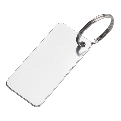 Брелок из переработанного алюминия Convert, Серебро