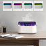 Светодиодный USB увлажнитель-ароматизатор Brava с часами с RGB подсветкой, Белый