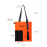 Шоппер Superbag Color (оранжевый с чёрным)