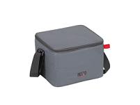 Изотермическая сумка-холодильник, 11л, цвет: черный, серый
