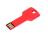 Флешка в виде ключа, 64 Гб, красный