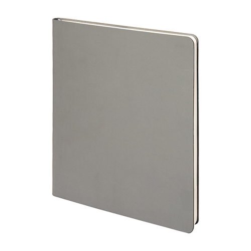 Бизнес-блокнот CUBI, B6+, в линейку, серый