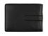 Портмоне BUGATTI Bomba, с защитой данных RFID, чёрное, кожа/полиэстер, 12,5х2х9 см