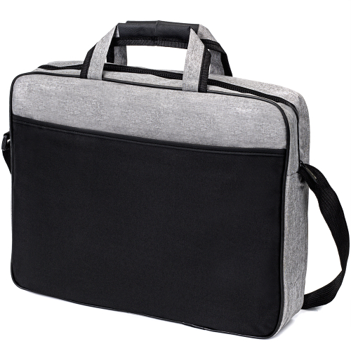 Сумка для документов SHUFFLE, Серый/Чёрный