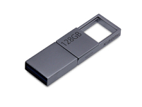 USB 3.0-флешка на 128 Гб с разъемами USB-A и Type-C, серебристый