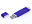 USB-флешка промо на 128 Гб прямоугольной классической формы, синий USB-флешка промо на 128 Гб прямоугольной классической формы, синий