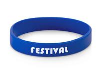 Силиконовый браслет Forest 202*12 мм, синий