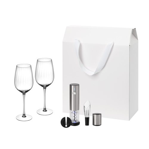 Подарочный набор Blanche, Vintaro (2 бокала + набор для вина)
