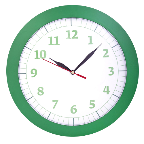 Часы настенные Vivid large, Зелёный