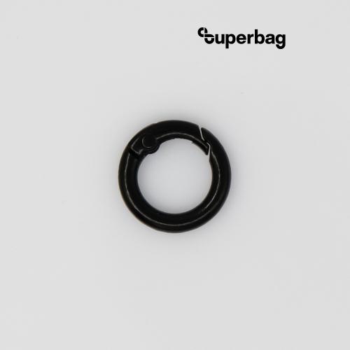 Карабин-кольцо Ring для обвеса, d=2см (черный)