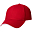 Бейсболка Spiker, красная с белым