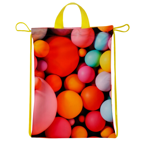 Сумка-рюкзак с полноцветной печатью, Красный