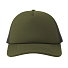 Бейсболка RAPPER-S, 5 клиньев, пластиковая застёжка, оливковый, черный