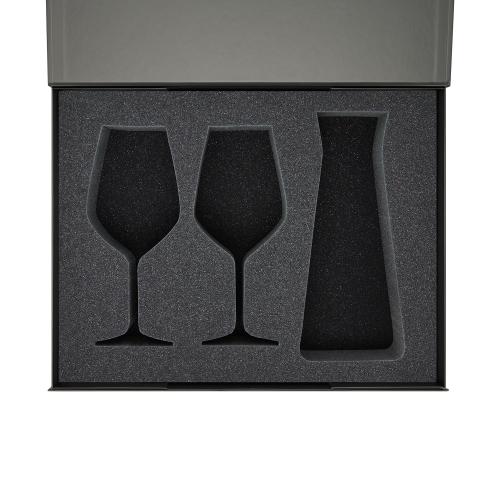 Ложемент под 2 бокала для вина + декантер в большую коробку-трансформер (арт. 695722)