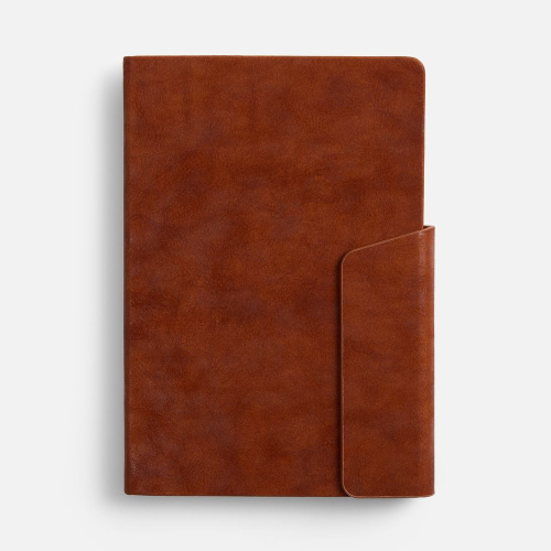 Ежедневник Leadmark, недатированный, коричневый