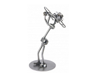 Тенор-тромбон Фигурки из металла HINZ &amp; KUNST, серебряно-чёрный