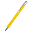 Ручка металлическая Molly софт-тач, Желтый