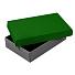 Коробка подарочная CRAFT BOX размер 17,5 x 11,5 x 4 см, серый, зеленый
