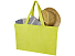 Пляжная эко-сумка Siam объемом 13 л из переработанной махровой ткани, сертифицированной GRS - Лайм