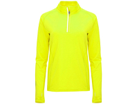 Толстовка с воротом на молнии женская Melbourne, неоновый желтый
