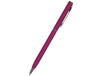Ручка металлическая шариковая «Palermo», цвет: серебристый, бордовый
