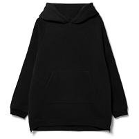 Худи унисекс оверсайз Easy Street, черное