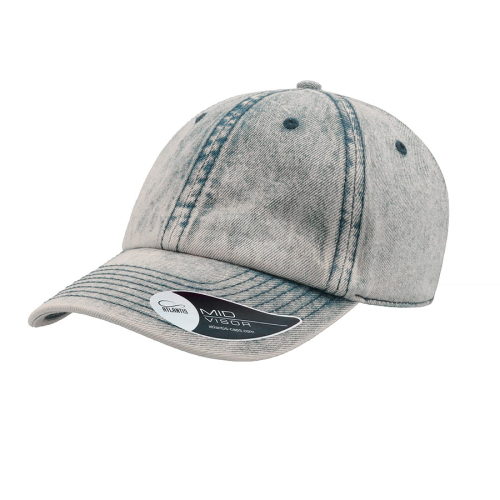 Бейсболка DAD HAT, 6 клиньев, металлическая застежка, голубой