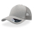 Бейсболка RAPPER JERSEY, 5 клиньев, пластиковая застежка, светло-серый