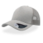 Бейсболка RAPPER JERSEY, 5 клиньев, пластиковая застежка, светло-серый