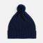 Шапка Catch Match с помпоном, темно-синяя