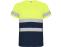 Футболка Delta мужская, нэйви/неоновый желтый